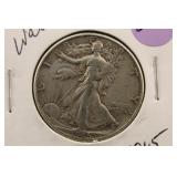 1945 Walking Liberty Silver Half Dollar