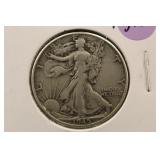 1943 Walking Liberty Silver Half Dollar