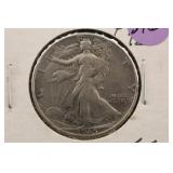 1943 Walking Liberty Silver Half Dollar