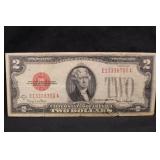 1928-G $2 Red Seal Bank Note