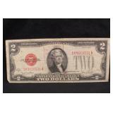 1928-G $2 Red Seal Bank Note