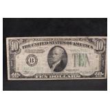 1934-A $10 Federal Reserve Note Green Seal