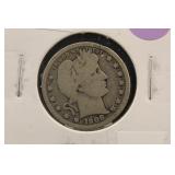 1908-D Barber Silver Quarter