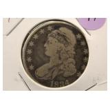 1834 Capped Bust Silver Half Dollar