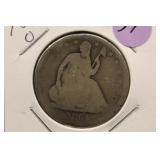 1961-O Seated Liberty Silver Half Dollar