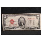 1928F $2 Red Seal Bank Note