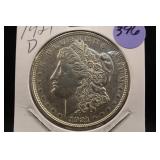 1921-D Morgan Silver Dollar