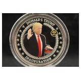 2017 Silver Plated President Trump Coin