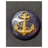 WWII U.S. Navy  USN  Button Plastic w/applied