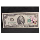 1976 Bicentennial $2 Atlanta GA Note