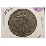 1945-S Walking Liberty Silver Half Dollar