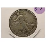 1945 Walking Liberty Silver Half Dollar
