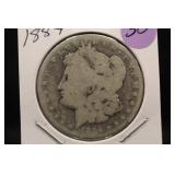 1884 Morgan Silver Dollar