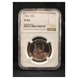 1962 PF66 Certified Franklin Silver Half Dollar