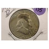 1960-D Franklin Silver Half Dollar