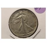 1943 Walking Liberty Silver Half Dollar