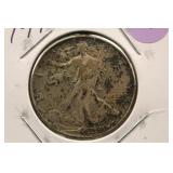 1943 Walking Liberty Silver Half Dollar