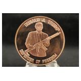 1oz .999 Copper Round