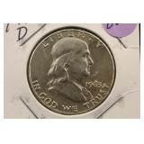 1963-D Franklin Silver Half Dollar