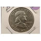 1963-D Franklin Silver Half Dollar