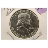 1963-D Franklin Silver Half Dollar