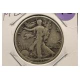 1943 Walking Liberty Silver Half Dollar