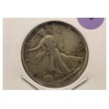 1942 Walking Liberty Silver Half Dollar