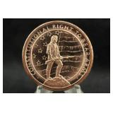 1oz .999 Copper Round