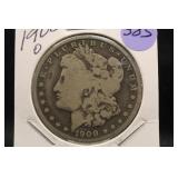 1900-O Morgan Silver Dollar