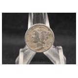 1942-D Mercury Silver Dime