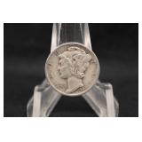 1942-S Mercury Silver Dime