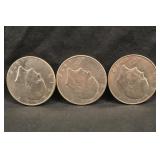 Lot of 3 Eisenhower Dollars