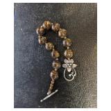 Vintage Silpada Sterling Bronzite Bracelet