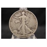 1942-S Walking Liberty Silver Half Dollar