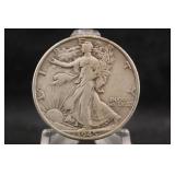 1945-D Walking Liberty Silver Half Dollar