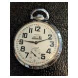 Waltham Pocket Watch - Train Locomotive Graphic