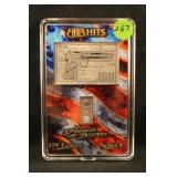 .999 Silver Gun Blue Print Bar Set 8grams