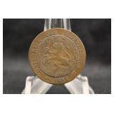 1881 Nederlands 2.5 Cent Coin