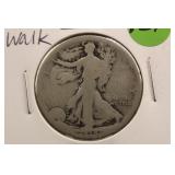 1918-D Walking Liberty Silver Half Dollar
