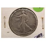 1939 Walking Liberty Silver Half Dollar