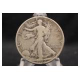 1920-S Walking Liberty Silver Half Dollar