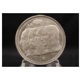 1951 Belgium 100 Francs Silver Coin