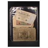 Lot of Very Old Foreign Notes