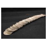 Roll of 50 Mixed Date Silver Roosevelt Dimes