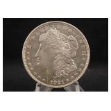 1921 Uncirculated Morgan Silver Dollar