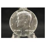 1964 Uncirculated Silver Kennedy Half Dollar