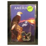 1gram .999 Silver Flying Eagle in COA