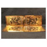 Lot of 4 Oklahoma 1/2 Gold Back Note