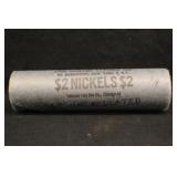 Uncirculated Roll of 1962 Jefferson Nickels