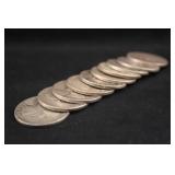 Lot of 10 Mixed Date Pre-64 Silver Quarters